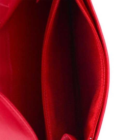 AUTH - Chanel Quilted Lambskin Leather Bi-Fold Long Wallet - Used - Picture 7 of 12